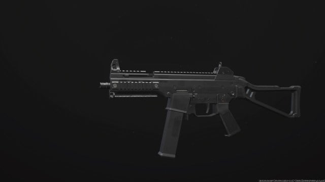 A screenshot of the Striker SMG in MW3.