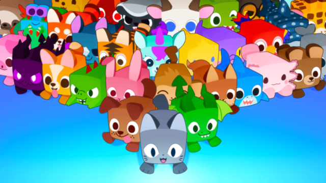 Image of pets in Pet Simulator 99!