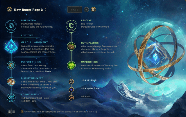 Thresh rune setup